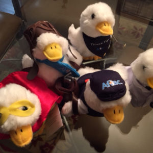 Sales of Aflac Ducks will go towards cancer research fundraising