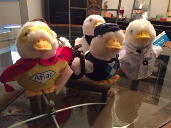Sales of Aflac Ducks will go towards cancer research fundraising